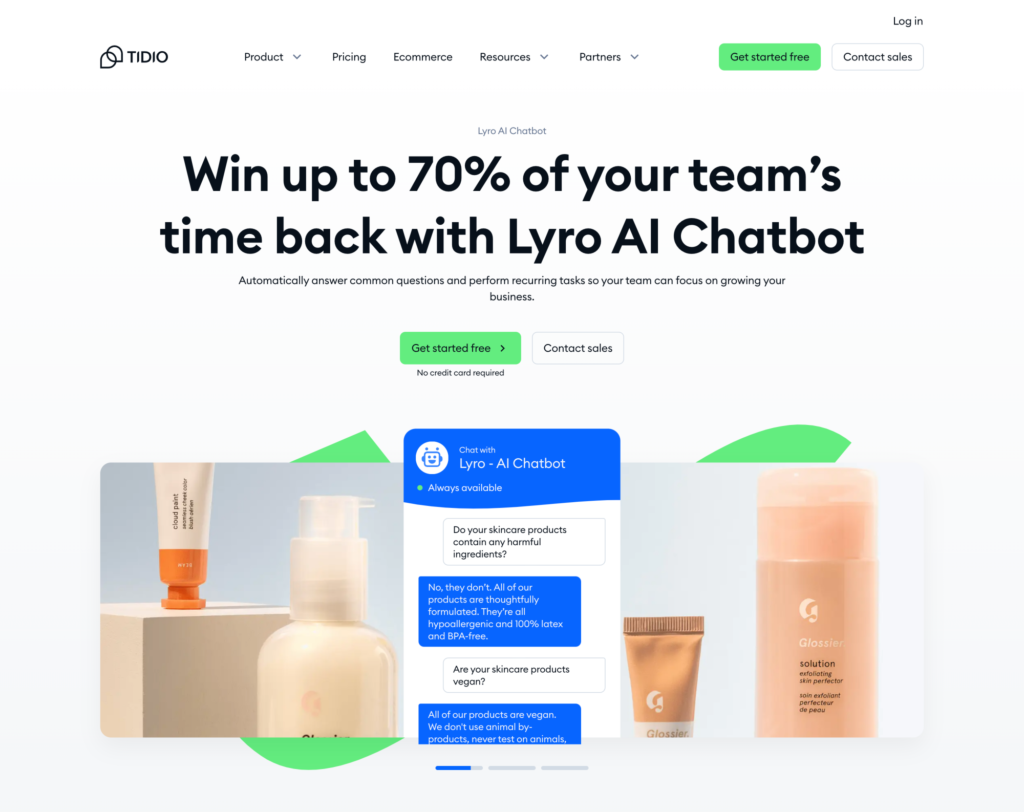 Lyro AI Chatbot - AI Tools for Ecommerce Startup