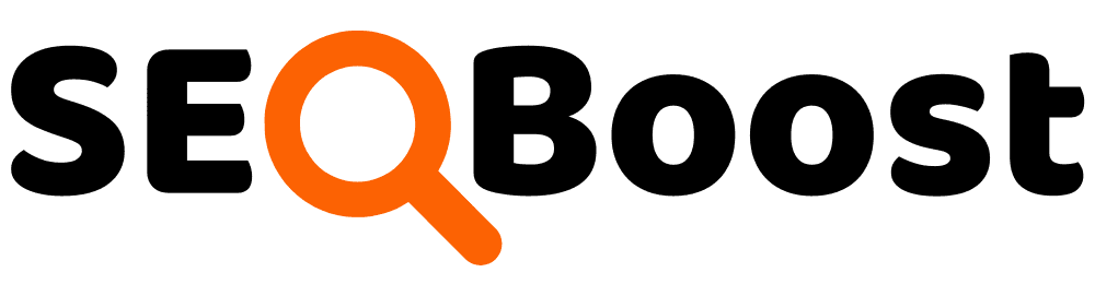 SEOBoost Logo Updated 2025 Black