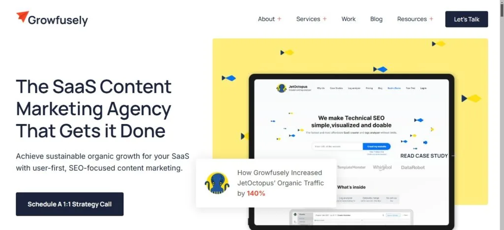 Top 10 SEO Content Writing Agencies - GROWFUSELY