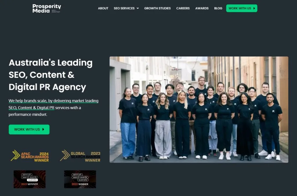 Top 10 SEO Content Writing Agencies - PROSPERITY MEDIA