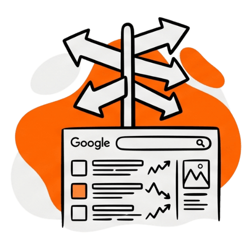 Icon - Confusing search shifts
