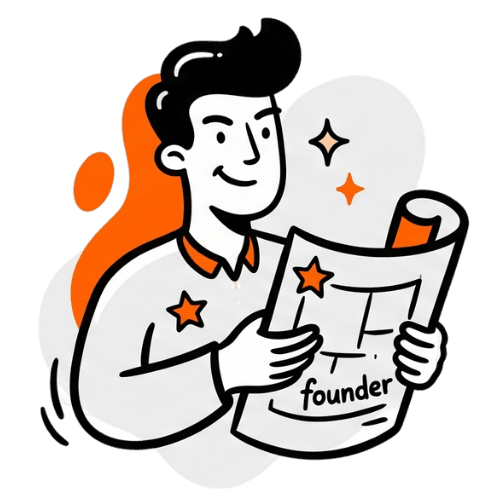 Icon - You work with founders