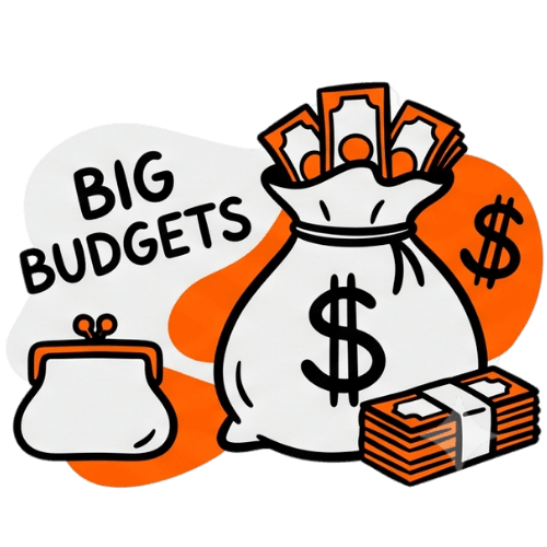 Icon - Competing with big budgets