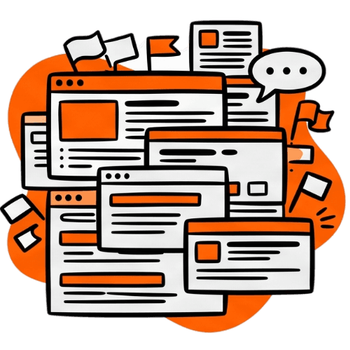 Icon - Crowded search results