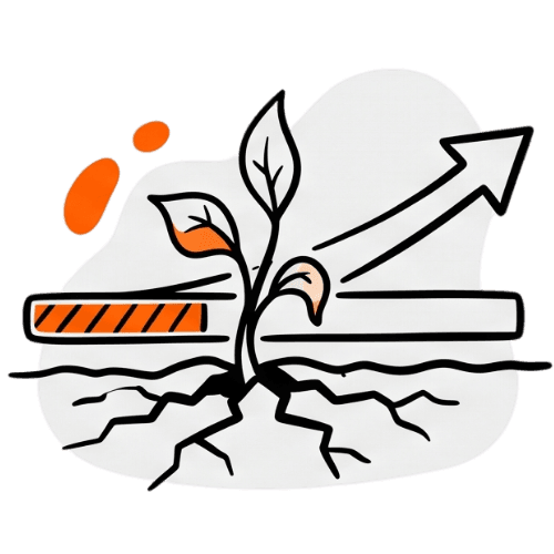 Icon - Slow visibility growth