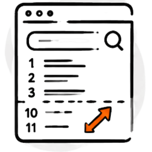 Icon - Stuck beyond page one