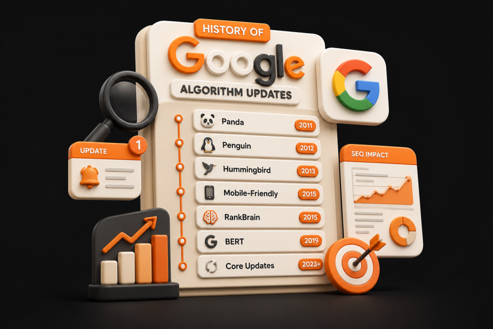 Image - History of Google Search Algorithm Updates and Core Changes