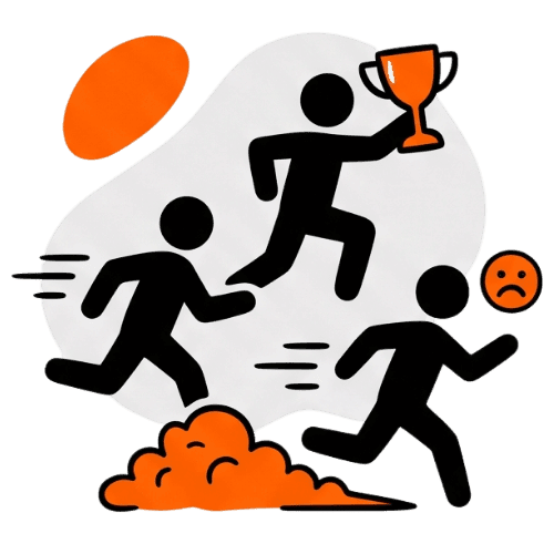 Icon - Falling behind competitors