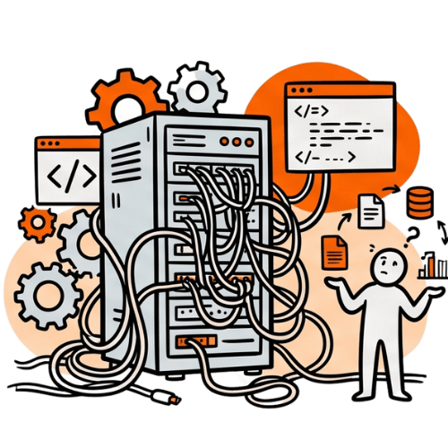 Icon - Technical complexity overload