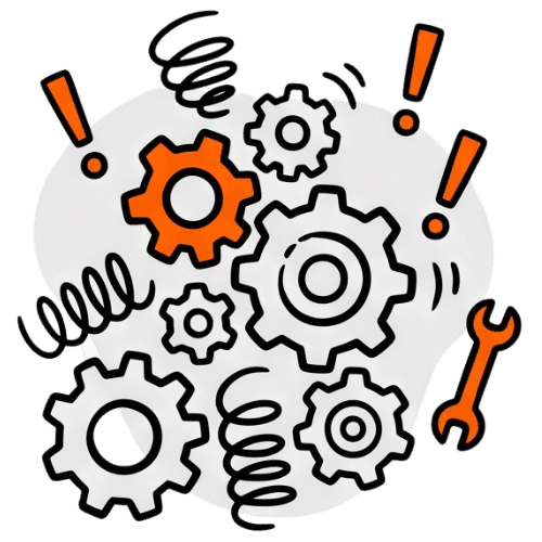 Icon - Technical issues piling up
