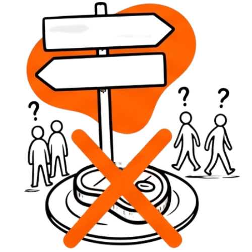 Icon - Wrong kind of traffic