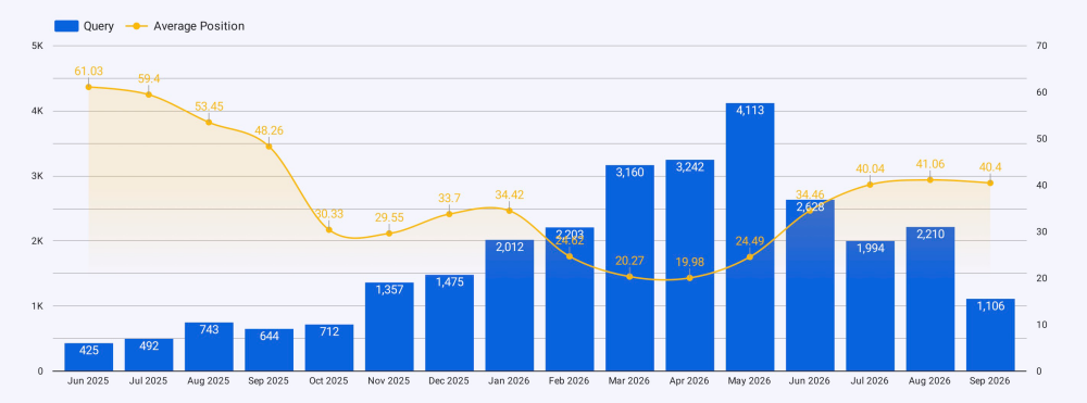 Image - Query + Avg Position When Website Disappeared